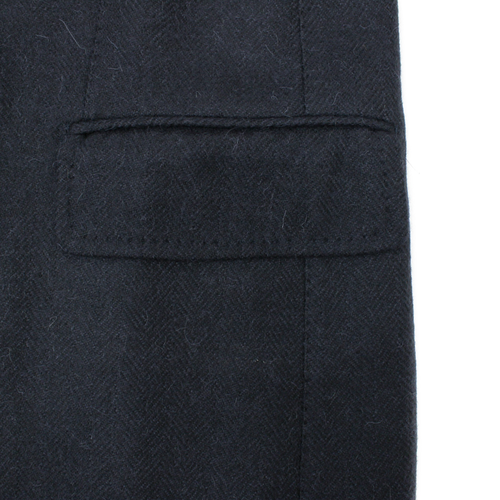 ベビーアルパカ チェスターフィールドコート ネイビー Model RC-75