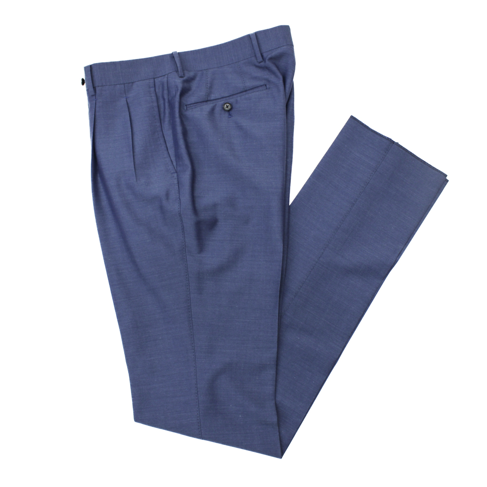 RING JACKET MEISTER 206 スーパー160`s 4PLY ウール×モヘヤ×シルク ネイビースーツ No-272EH S-178