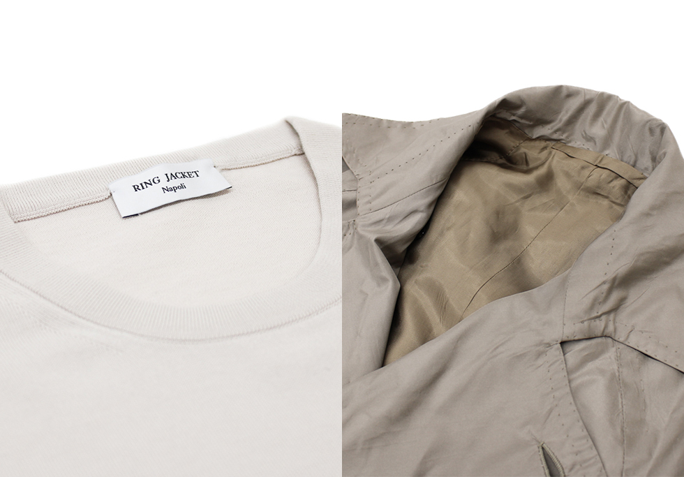 シルクの重厚感とドレープが際立つ。贅沢な仕立てのトレンチコートスタイル