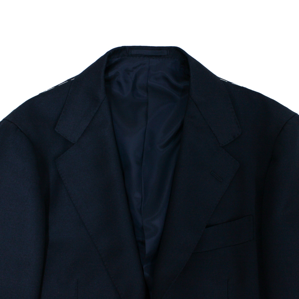 ウィンターモヘヤ ネイビー＆チャコールグレー スーツ No-286 S-178