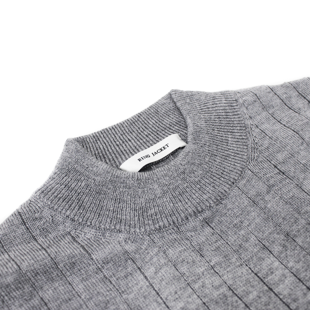 モックネック セーター 3色